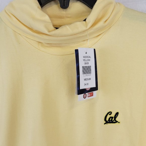 UC Berkeley - Women's Turtleneck Long Sleeve With Chest Cal Logo - Collegiate - Picture 2 of 3